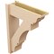 Ekena Millwork 8-in W x 24-in D x 32-in H Balboa Trad Rough Cedar Woodgrain TimberThane Outlooker, Primed Tan OUTUR080X24X32BOA04RCPR - alternate 3